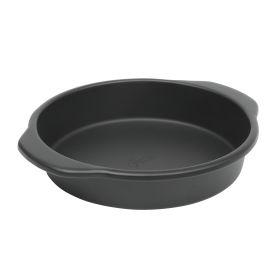 Oster Teston Platinum Collection 9 Inch Nonstick Carbon Steel Cake Pan in Matte Black