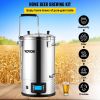 VEVOR Electric Brewing System, 9.2 Gal/35 L Brewing Pot, All-in-One Home Beer Brewer w/Pump, Mash Boil Device w/Panel, Auto/Manual Mode 100-1800W Powe