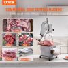 VEVOR Commercial Electric Meat Bandsaw, 1500W Stainless Steel Countertop Bone Sawing Machine, Workbeach 19.3" x 15", 0.16-7.9 Inch Cutting Thickness,