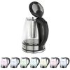 HD-1861-A 110V 1200W 1.8L Electric Glass Kettle US Plug