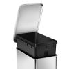 10L Profile Step Trash Can Brushed Stainless Steel