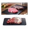 Defrosting Tray for Frozen Meat Rapid and Safer Way of Thawing Food Large Size Defroster Plate Thaw by Miracle Natural Heating A Pack