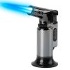 Culinary Butane Torch Lighter Refillable Blow Torch Adjustable Flame Kitchen Cooking BBQ Torch (Gas Not Included)